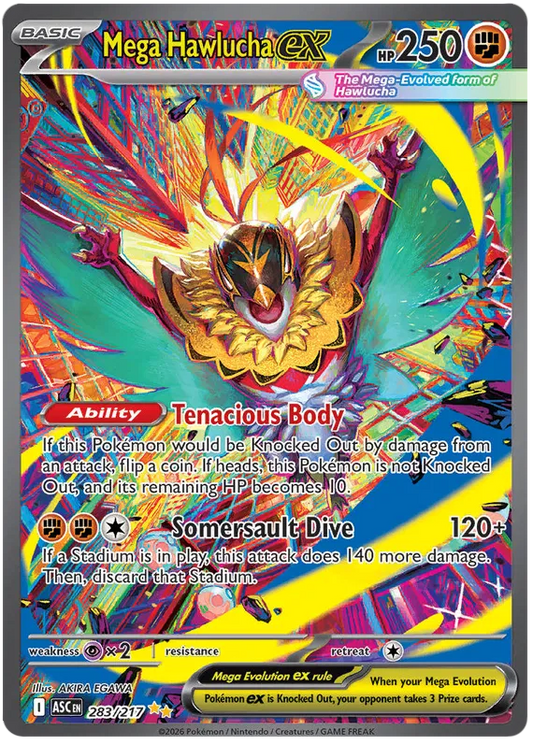 Mega Hawlucha ex 283/217 Ascended Heroes