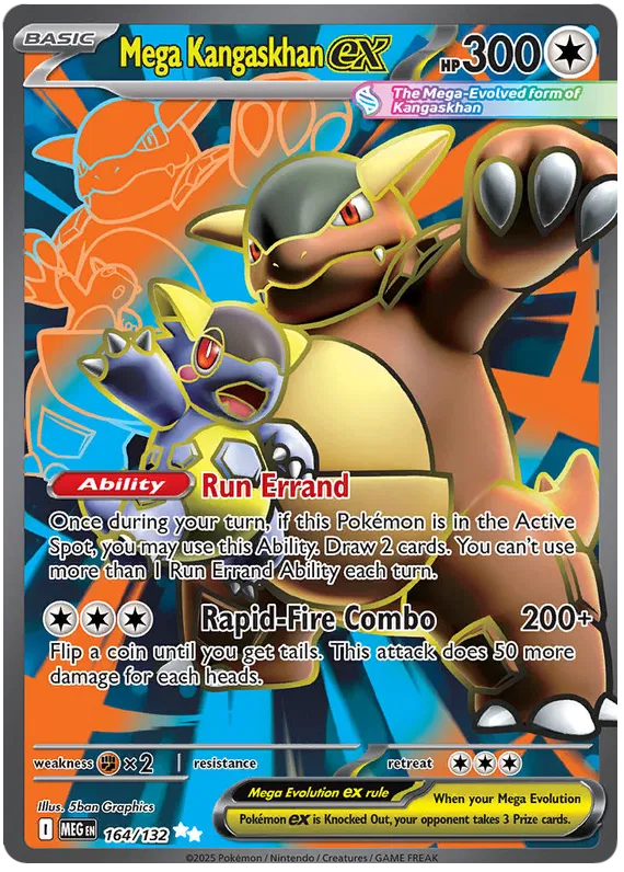 Mega Kangaskhan ex 164/132 Mega Evolution