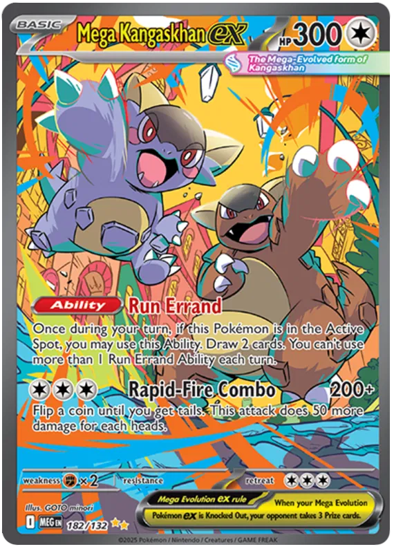 Mega Khangaskhan ex 182/132 Mega Evolution
