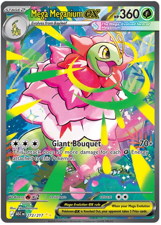 Mega Meganium ex 272/217 Ascended Heroes