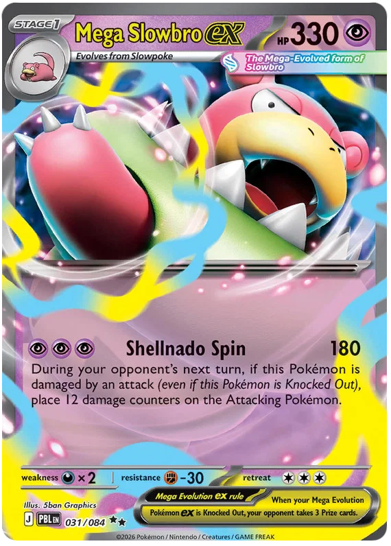 Mega Slowbro ex 031/084 Pitch Black