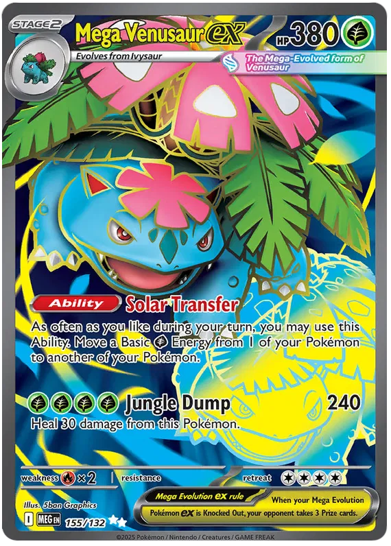 Mega Venusaur ex 155/132 Mega Evolution