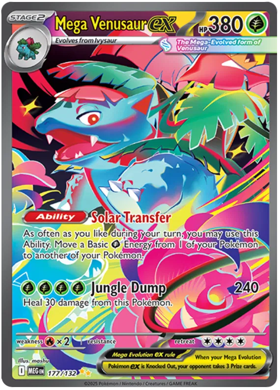 Mega Venusaur ex 177/132 Mega Evolution