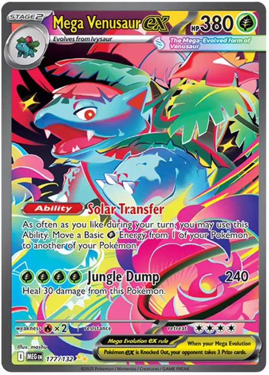Mega Venusaur ex 177/132 Mega Evolution