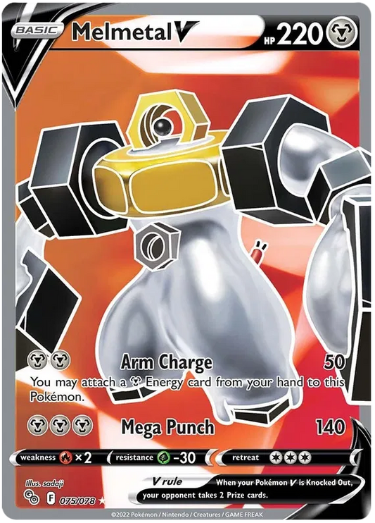 Melmetal V 75/78 Pokemon Go