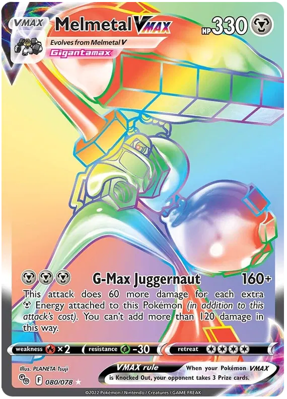 Melmetal VMAX 080/078 Pokemon Go