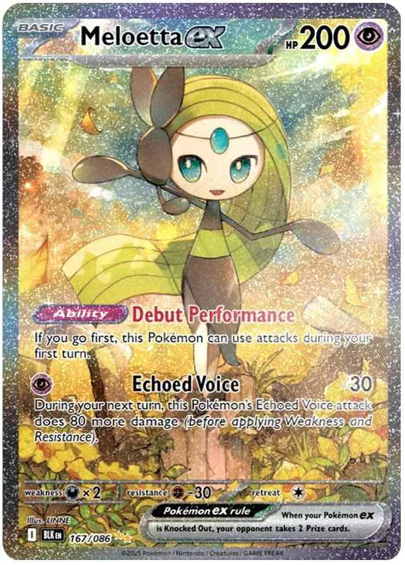 Meloetta ex 167/086 Black Bolt