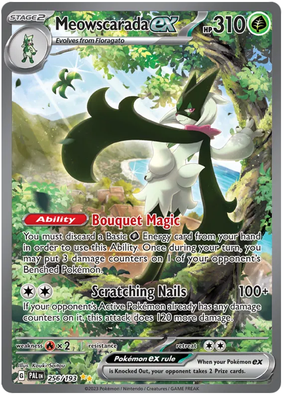 Meowscarada ex 256/193 Paldea Evolved