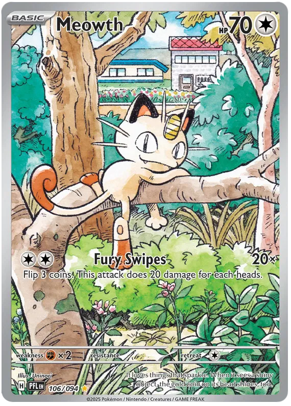 Meowth 106/094 Phantasmal Flames
