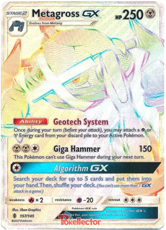 Metagross GX 157/145 Guardians Rising