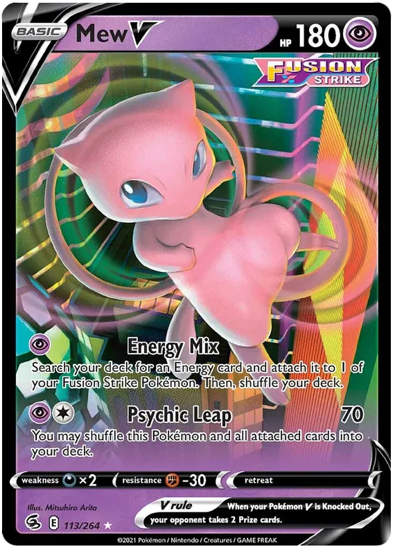 Mew V 113/264 Fusion Strike