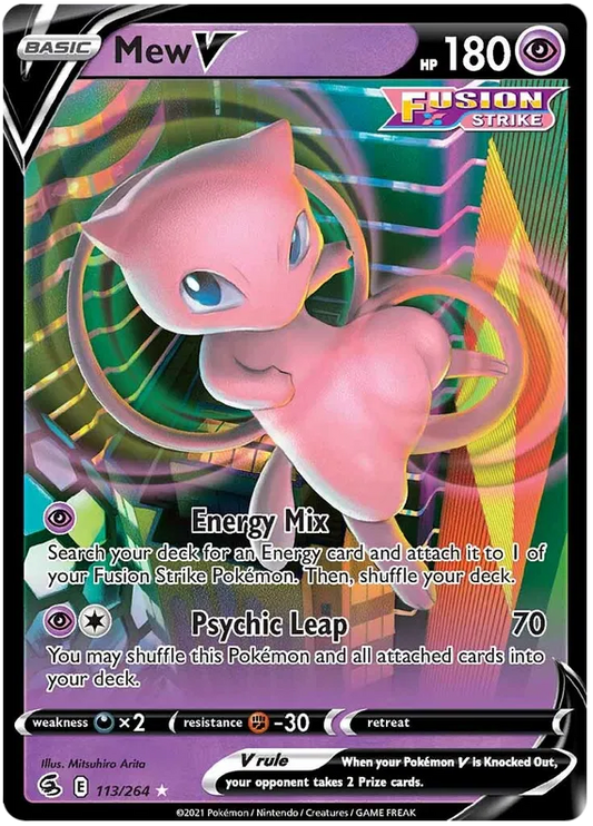 Mew V 113/264 Fusion Strike