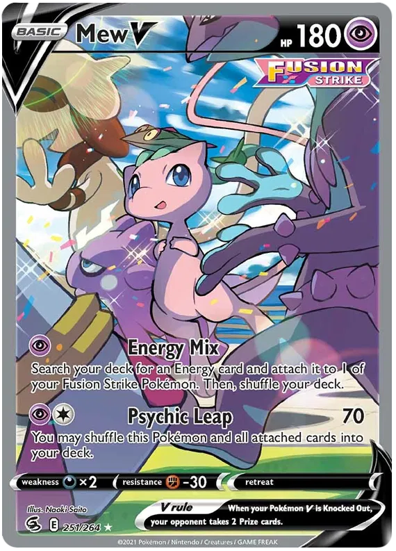 Mew V 251/264 Fusion Strike