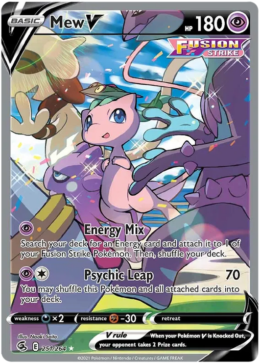 Mew V 251/264 Fusion Strike