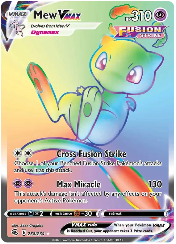 Mew VMAX 268/264 Fusion Strike