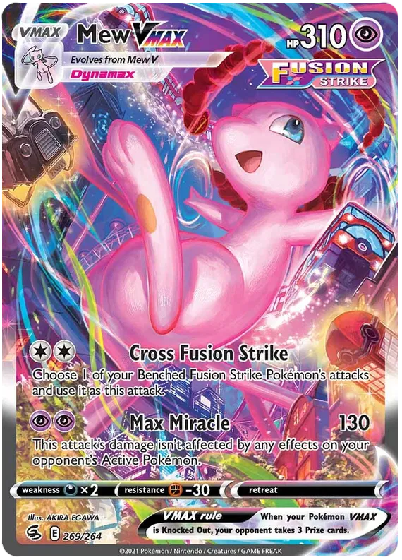 Mew VMAX 269/264 Fusion Strike
