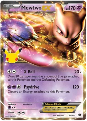 Mewtwo EX 54/99 Celebrations