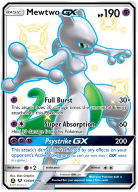 Mewtwo GX SV59/SV94 Hidden Fates
