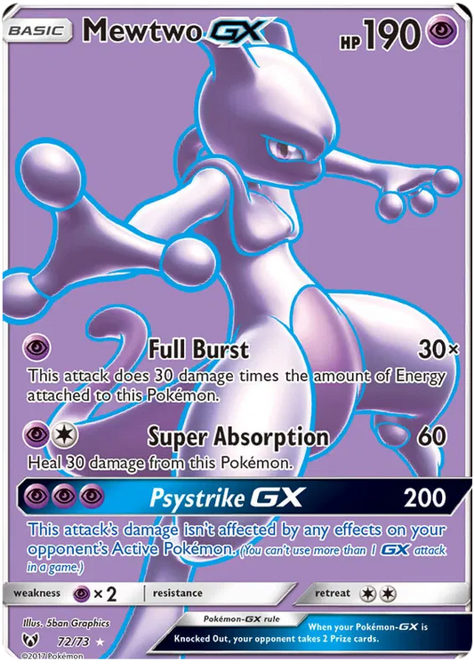 Mewtwo GX 72/73 Shining Legends