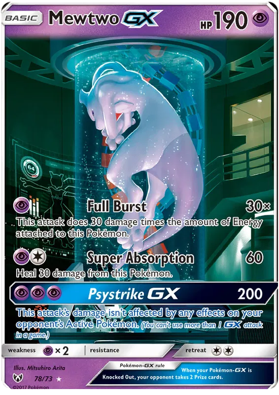 Mewtwo GX 078/073 Shining Legends