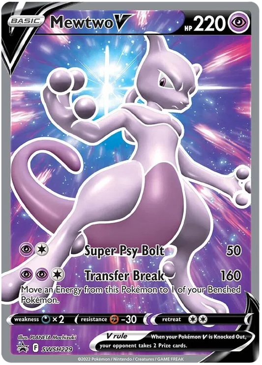 Mewtwo V SWSH229 Sword & Shield Promo