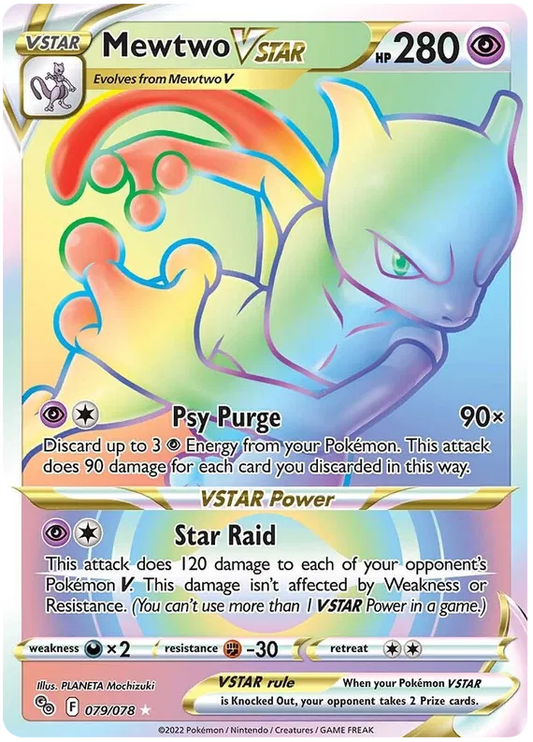 Mewtwo VSTAR 079/078 Pokemon Go