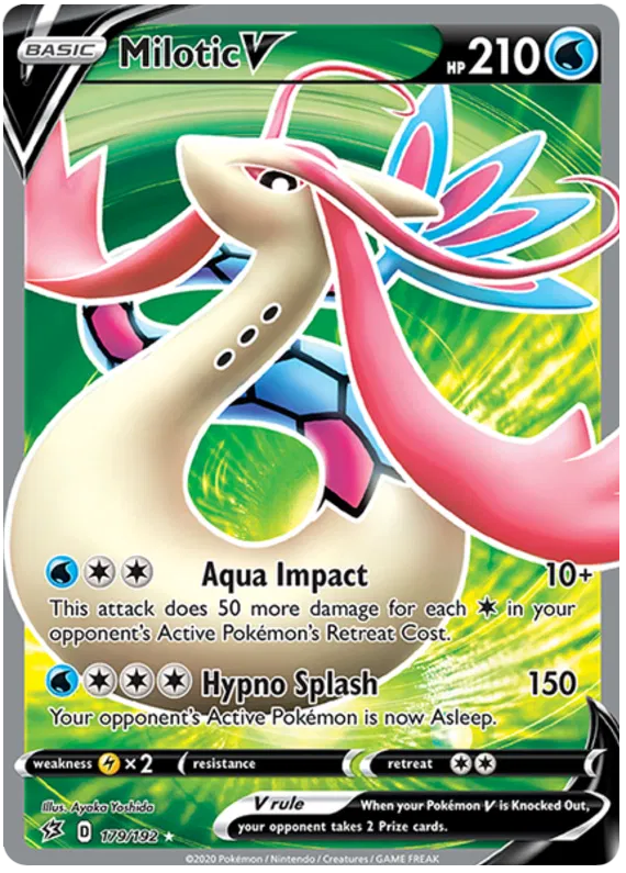 Milotic V 179/192 Rebel Clash