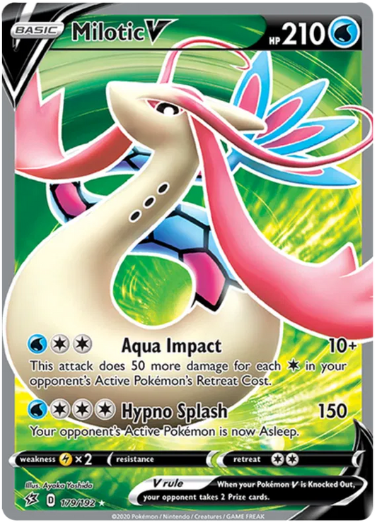 Milotic V 179/192 Rebel Clash