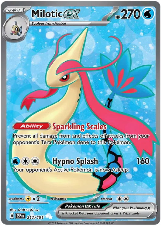 Milotic ex 217/191 Surging Sparks