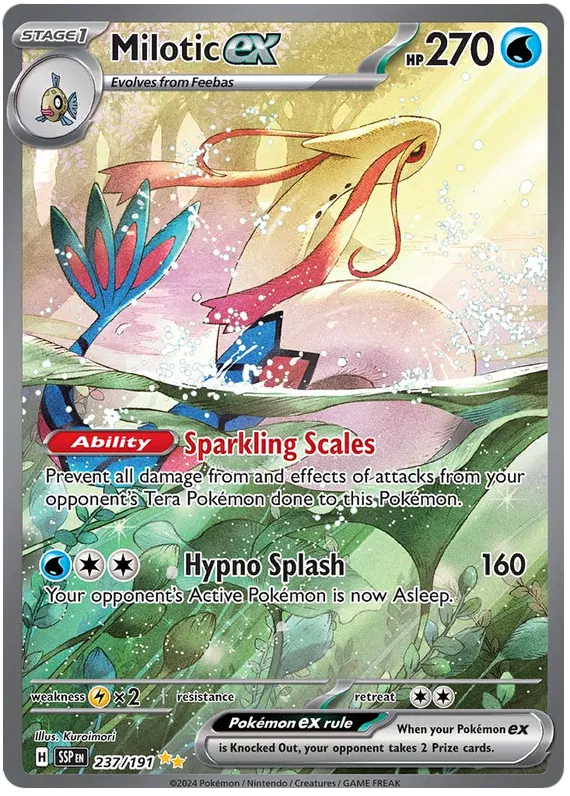 Milotic ex 237/191 Surging Sparks