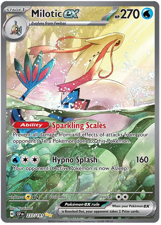 Milotic ex 237/191 Surging Sparks