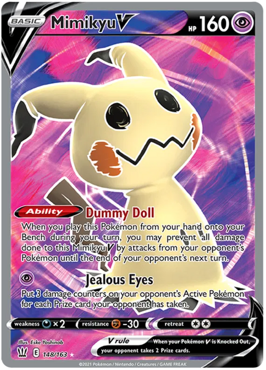Mimikyu V 148/163 Sword & Shield Battle Styles