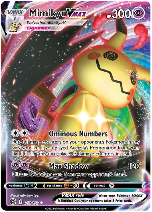 Mimikyu VMAX 069/172 Brilliant Stars