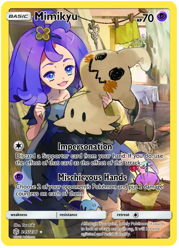 Mimikyu 245/236 Cosmic Eclipse