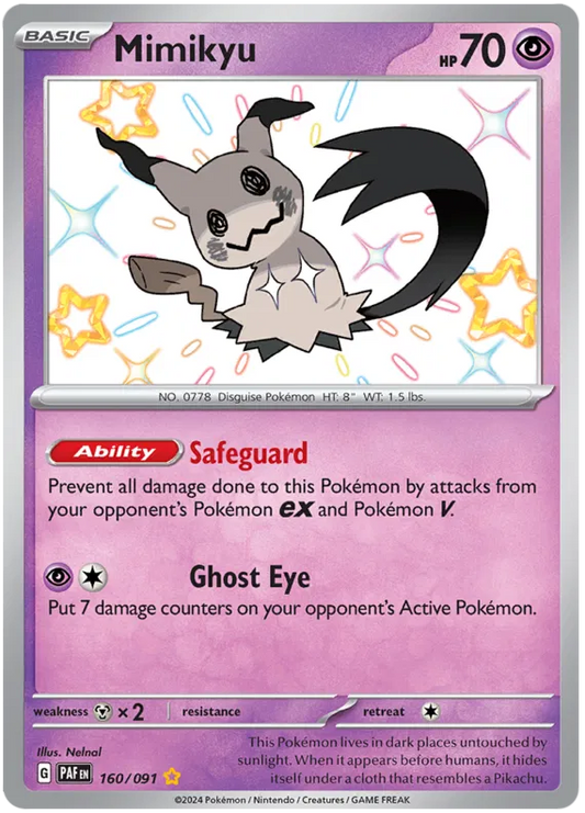 Mimikyu 160/091 Paldean Fates