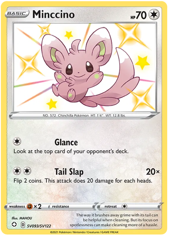Minccino SV093/SV122 Shining Fates