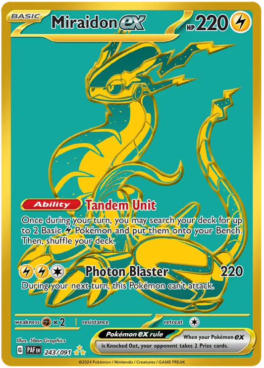 Miraidon ex 243/091 Paldean Fates