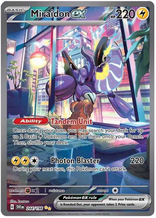 Miraidon ex 244/198 Scarlet & Violet Base Set