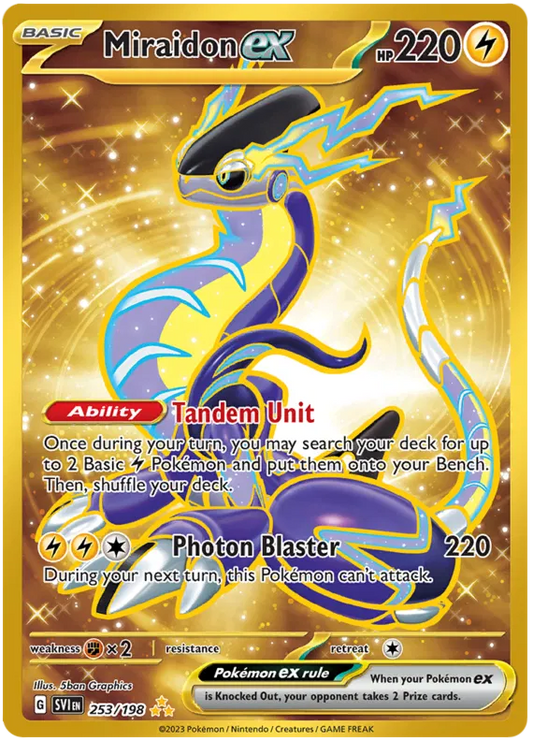 Miraidon ex 253/198 Scarlet  Violet Base Set