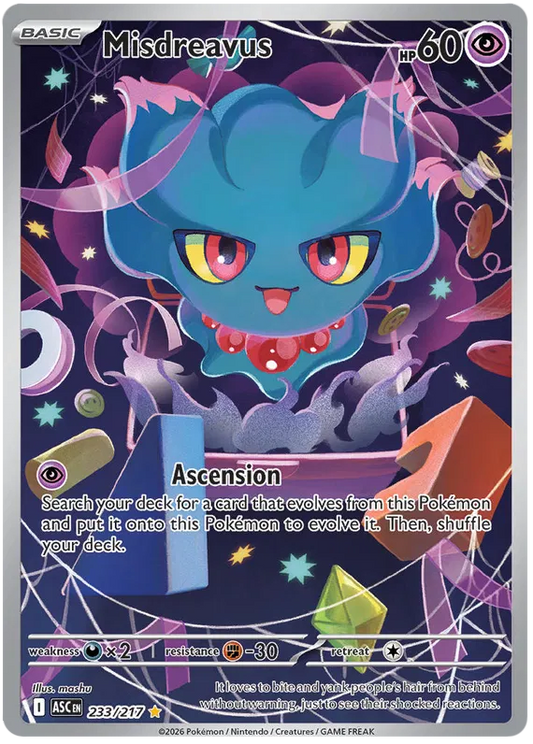Misdreavus 233/217 Ascended Heroes