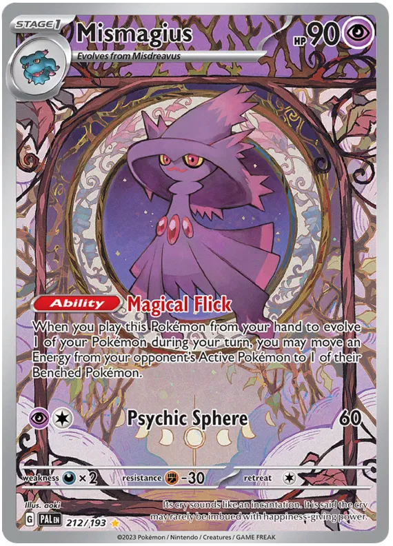Mismagius 212/193 Paldea Evolved