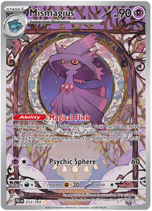 Mismagius 212/193 Paldea Evolved