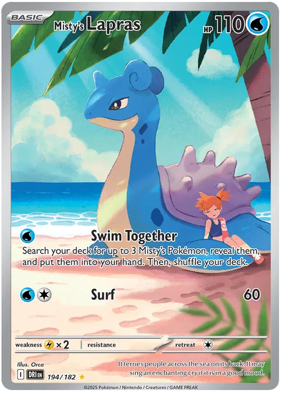 Misty's Lapras 194/182 Destined Rivals