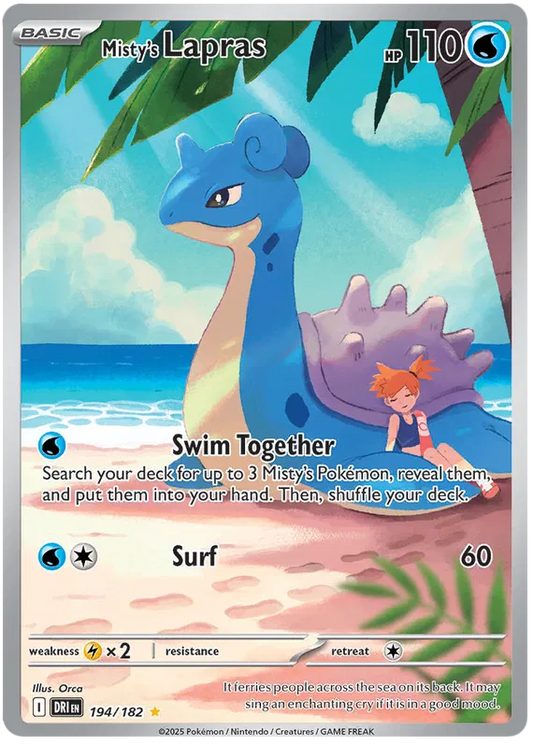 Misty's Lapras 194/182 Destined Rivals