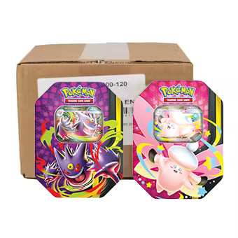 (Précommande) Mega Moonlit Tin (Mega Clefable ex & Mega Gengar ex) Case