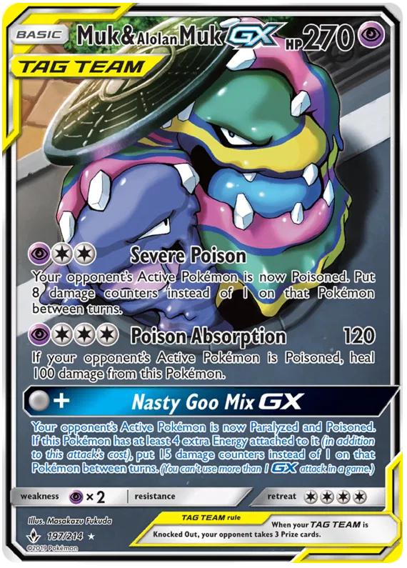 Muk & Alolan Muk GX 197/214 Unbroken Bonds