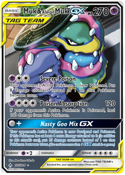 Muk & Alolan Muk GX 197/214 Unbroken Bonds