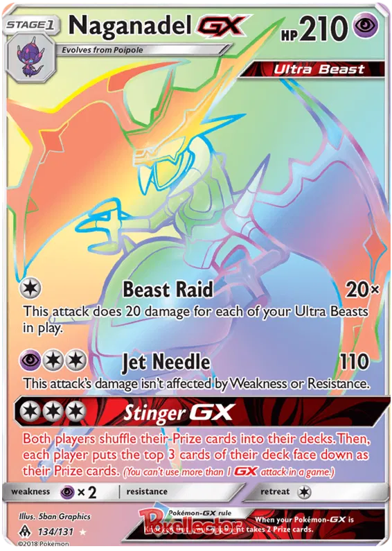 Naganadel GX 134/131 Forbidden Light