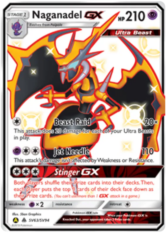 Naganadel GX SV63/SV94 Hidden Fates