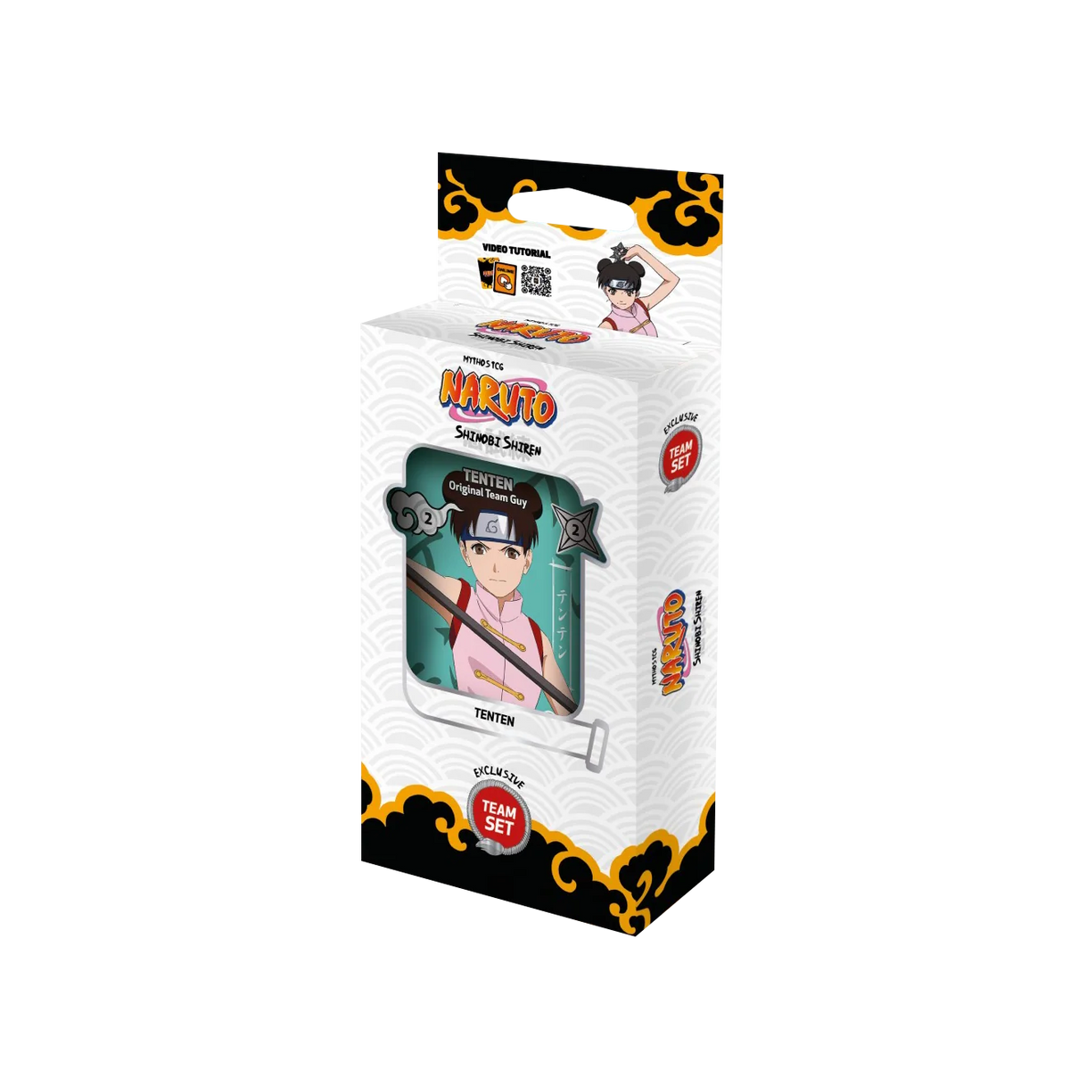 (Preorder) Naruto Mythos TCG: Set 2 Shinobi Shiren, 1st Edition Teamset Tenten